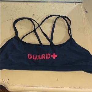 Lifeguard bikini top